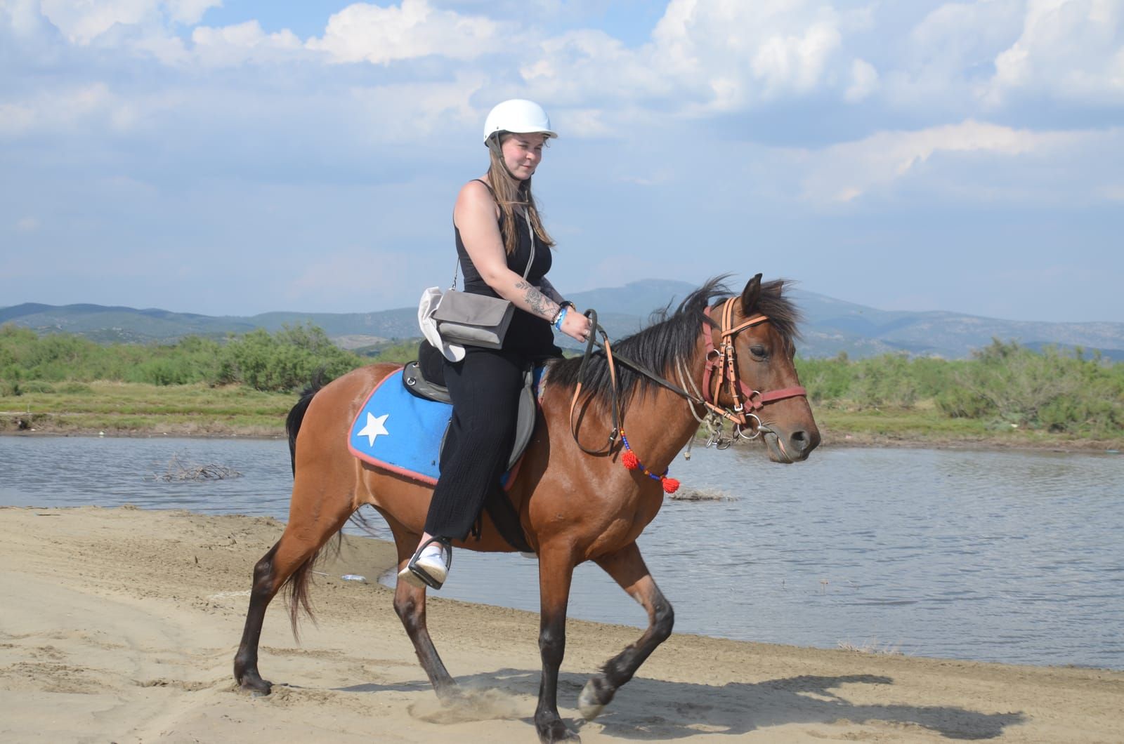 Horse riding on Pamucak beach 4