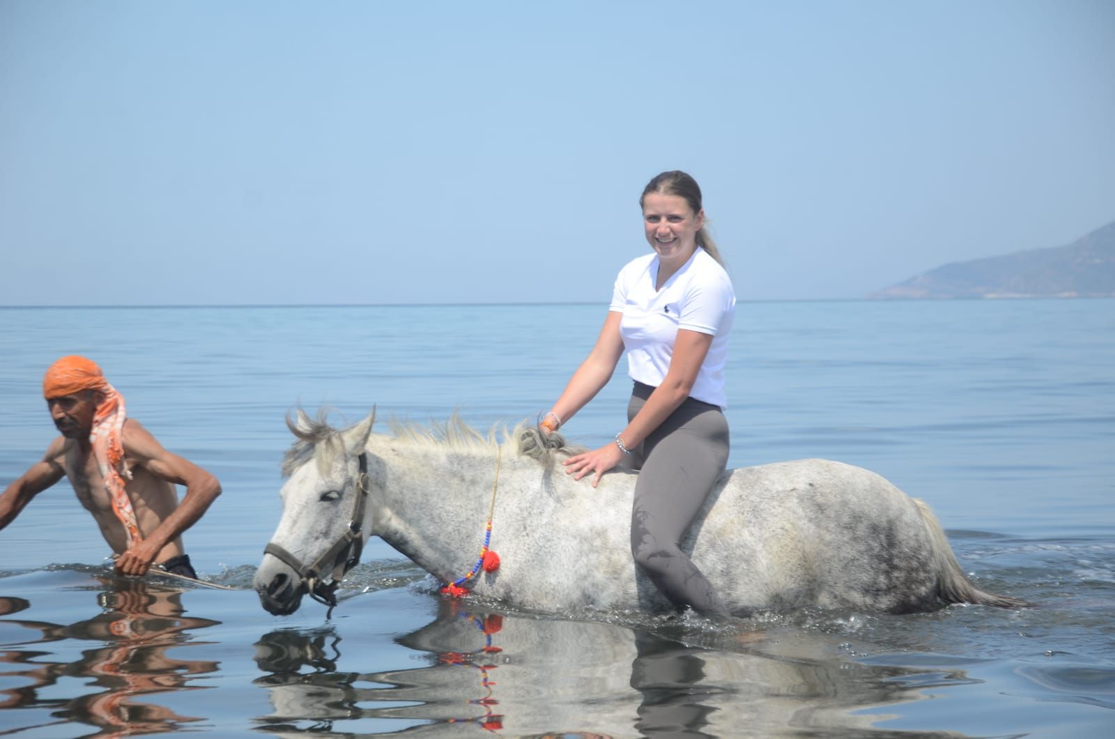 Horse riding on Pamucak beach 1